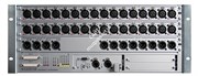 Soundcraft CSB+AES-Opt коммутационный рэк (4U). 32 мик/лин входа, 8 лин. выходов, 4 пары AES выходов. 2 встроенных БП. Оптический многомодовый MADI интерфейс связи с микшером Vi, Si серии