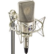 NEUMANN M 150-TUBE-SET-EU - ламповый микрофон с аксессуарами, никелевый