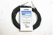 INVOTONE ACI1004/BK - инструментальный кабель, 6,3 джек моно &lt;-> 6,3 джек моно, длина 4 м (черный)