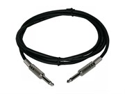 INVOTONE ACI1006/BK - инструментальный кабель, 6,3 джек моно <-> 6,3 джек моно, длина 6 м (черный)