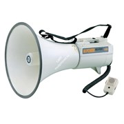 SHOW ER-68 - мегафон 45 Вт, выносной микрофон, вход AUX, алюминий