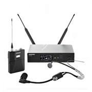 SHURE QLXD14E/SM35 P51 710 - 782 MHz радиосистема с поясным передатчиком QLXD1 и головным микрофоном SM35
