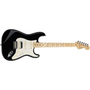 FENDER AM PRO STRAT MN BK электрогитара American Pro Stratocaster, цвет черный, кленовая накладка грифа