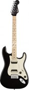 Fender Squier Contemporary Stratocaster HH, Maple Fingerboard, Black Metallic Электрогитара, звукосниматели HH, цвет черный мет.