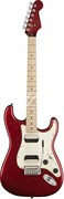 Fender Squier Contemporary Stratocaster HH, Maple Fingerboard, Dark Metallic Red Электрогитара, звукосниматели HH, цвет красный