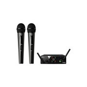 AKG WMS40 Mini2 Vocal Set вокальная радиосистема US45AC  с приёмником SR40 Mini Dual и двумя ручными передатчиками