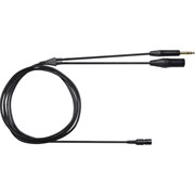 SHURE BCASCA-NXLR3QI 3-Pin XLR and 1/4' джек кабель для гарнитуры BRH50M/440M/441M (19 см)