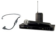 SHURE BLX1288E/SM35 K3E 606-630 MHz двухканальная радиосистема с головным микрофоном SM35 и ручным передатчиком SM58