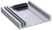 Sonnet Transposer, 2.5" SATA SSD to 3.5" Removable Tray Adapter