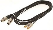 RCF300/Готовый кабель; Серия "EAGLE"; 2хMMRCA - 2хNC3FX 3 м/BESPECO
