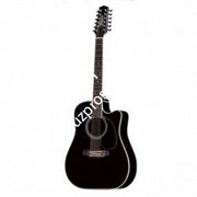 TAKAMINE LEGACY EF381SC-12 12-струнная электроакустическая гитара с кейсом. цвет Gloss Black