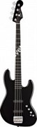 FENDER SQUIER DELUXE JAZZ BASS® IV ACTIVE (4 STRING) EBONOL FINGERBOARD BLACK, бас-гитара 4 стр, активная схема, цвет черный