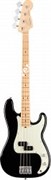 FENDER AM PRO P BASS MN BK бас-гитара American Pro Precision Bass, цвет черный, кленовая накладка грифа