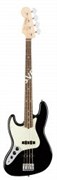 FENDER AM PRO JAZZ BASS LH RW BK бас-гитара American Pro Jazz Bass, леворукая, цвет черный, кленовая накладка грифа