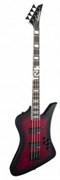 JACKSON JS3 KELLY BIRD - TR RD Бас-гитара, серия JS3 - Kelly™ цвет черно-красный