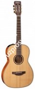 TAKAMINE CP400NYK электроакустическая гитара типа New Yorker с кейсом, цвет - натуральный, верхняя дека - массив кедра, нижняя д