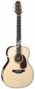 TAKAMINE EF7M-LS электроакустическая гитара типа ORCHESTRA MODEL с кейсом, цвет - натуральный, верхняя дека - массив ели, нижняя