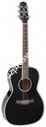 TAKAMINE CP3NY BL электроакустическая гитара типа New Yorker с кейсом, цвет - чёрный, покрытие - глянцевое, верхняя дека - масси