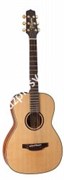 TAKAMINE CP3NYK электроакустическая гитара типа New Yorker с кейсом, цвет натуральный, верхняя дека - массив кедра, нижняя дека