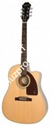 EPIPHONE AJ-210CE NATURAL электроакустическая гитара, цвет натуральный, форма джамбо