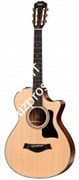 TAYLOR 312ce 12-Fret 300 Series, гитара электроакустическая, форма корпуса Grand Concert, кейс