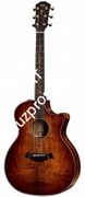 TAYLOR K24ce Koa Series, гитара электроакустическая, форма корпуса Grand Auditorium, кейс