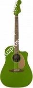 Fender Redondo Player ELJ Электроакустическая гитара, цвет зеленый