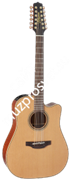 TAKAMINE PRO SERIES 3 P3DC-12 12-ти струнная электроакустическая гитара типа DREADNOGHT CUTAWAY с кейсом, цвет натуральный