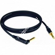 KLOTZ KIKA045PR1 готовый инструментальный кабель IY106, длина 4.5м, моно Jack Amphenol- моно Jack Amphenol угловой(контакты позо