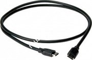 KLOTZ HC-HA-G01 кабель HDMI, позолоченные контакты C-A, AWG30, чёрный, 1 метр