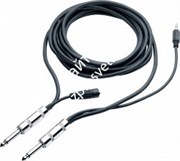 TC HELICON Guitar + HeadPhone Cable. 2в1, гитарный кабель с возможностью подключения наушников