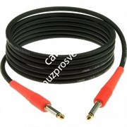 KLOTZ KIKC4.5PP3 готовый инструментальный кабель, чёрн., прямые разъёмы KLOTZ Mono Jack (цвет коралл), дл. 4,5 м