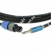 QUIK LOK S383-10 готовый спикерный кабель, 10 метров, разъемы 4-х контактный Speakon - Mono Jack