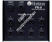 HORIZON PB-8 микрофонный сплиттер-распределитель сигнала, 1 вход, 8 изолированных выходов + 1 XLR выход