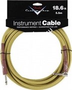 FENDER CUSTOM SHOP 18.6&#39; ANGLE INSTRUMENT CABLE TWEED инструментальный кабель, 5,5 м, твидовая оболочка