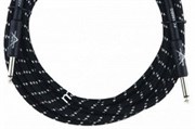 FENDER CUSTOM SHOP 18.6&#39; INSTRUMENT CABLE BLACK TWEED инструментальный кабель, 5,5 м, чёрная твидовая оболочка