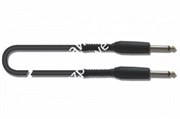 QUIK LOK STR601-3 BK готовый инструментальный кабель, 3 метра, разъемы Mono Jack 1/4, цвет черный