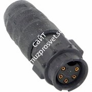 SWITCHCRAFT EN3L5FX кабельный разъем 5-контактный, 'мама', усиленный термопластик, медные позолоченные контакты