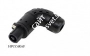 SWITCHCRAFT HPCC4RAF кабельный разъем SPEAKON: 4-контактный, угловой, чёрный.