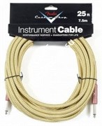FENDER CUSTOM SHOP 25&#39; INSTRUMENT CABLE TWEED инструментальный кабель, 7,5 м, твидовая оболочка