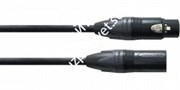 QUIK LOK MCR615-3 микрофонный кабель, 3 метра, разъемы XLR Male - Stereo Jack ( XLR/M - Jack Stereo), цвет черный