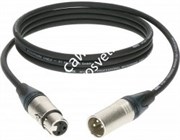 KLOTZ M1FM1N0300 готовый микрофонный кабель MY206, длина 3м, XLR/F Neutrik, металл - XLR/M Neutrik, металл