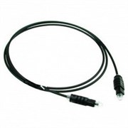 KLOTZ FO01TT цифровой кабель для ADATи SPDIF, разъемы Toslink, диаметр 2,2 мм, чёрный, 1 м