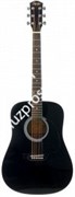 FENDER SQUIER SA-105 BLACK акустическая гитара, цвет черный