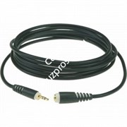 KLOTZ AS-EX10300 кабель-удлинитель для наушников с разъёмами stereo mini jack male (TRS) x stereo mini jack female, дл 3 м