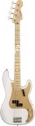Fender American Original &#39;50s Precision Bass®, Maple Fingerboard, White Blonde Бас-гитара с кейсом, цвет белый