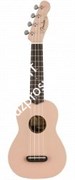 FENDER Venice Soprano Uke SHP NRW Укулеле сопрано, цвет розовый