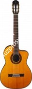 TAKAMINE GC5CE NAT классическая электроакустическая гитара, топ из массива ели, цвет натуральный, нижняя дека и обечайка - махог