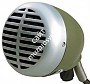 SHURE 520DX динамический микрофон для губной гармошки 'Зеленая пуля' с кабелем и регулятором громкости