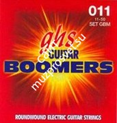 GHS GBM GUITAR BOOMERS набор струн для электрогитары, никелированная сталь, 11-50